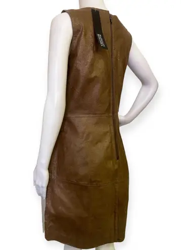 Badgley Mischka Leather  Knee-Length Dress