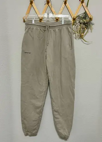 White Fox Boutique White Fox Cream Tan Baggy Sweatpants M