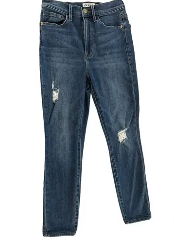 frame denim  Ali High Rise Cigarette Jeans Size 28