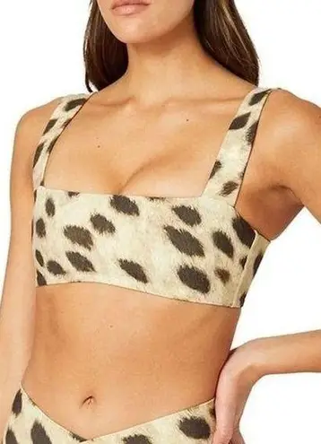 We Wore What NEW Women's Size Medium Leopard Print Bandeau Bra