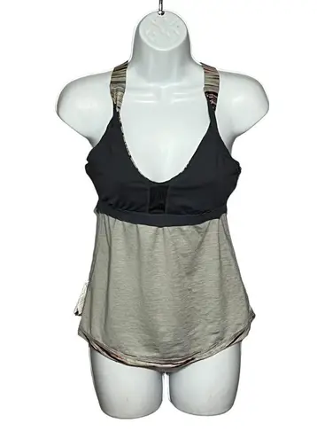 prAna Layna Bra Tank UPF 50+ Crisscross Stretch Activewear Performance Top Small