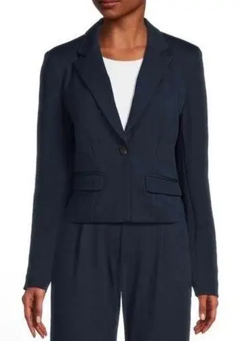 2 PC Adrienne Landau Onyx Women's Crop Blazer AND Onyx Pencil Slacks NWT Blue