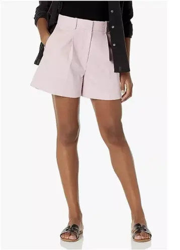 Rebecca Taylor Women's Cotton Suiting Tailored Short Pale Orchid Pink Size 16