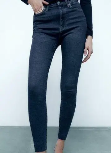 ZARA  TRF Collection Women's Indigo Blue Stretch Skinny Jeans Sz 6