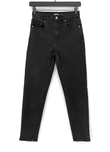 AFENDS High Rise Skinny Jean Washed Black 4 Size 24
