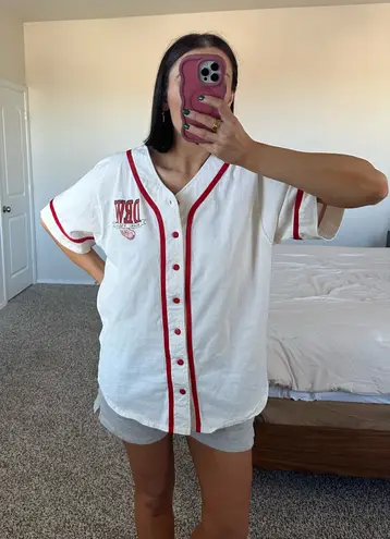 Vintage Detroit Red wings cotton jersey tee Size L