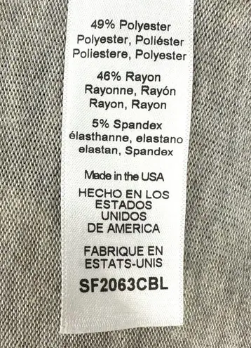 Michael Stars | XL | Taupe Ivory Ribbed Trim Scoop Neck Slouchy Pullover Sweater