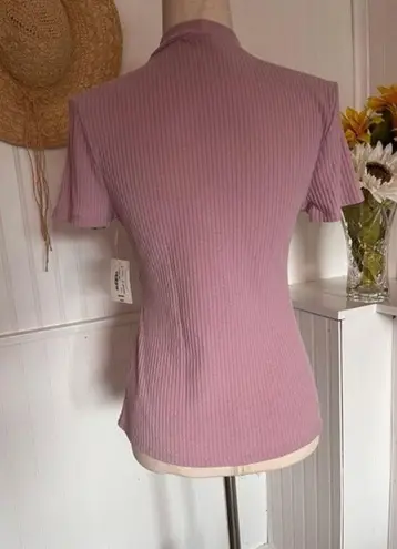 Belle Sky Belle & Sky Pink Short Sleeve Shirt/ Blouse