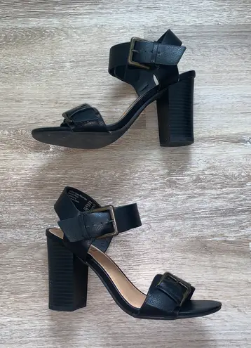 Brash Black Heels