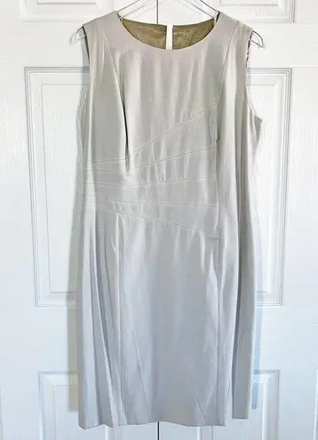 Hugo Boss Virgin Wool Blend Sheath Dress