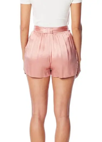 LBLC THE LABEL Gabby Vegan Silk Shorts Size Medium New with Tags Pink
