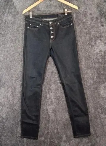 ALLSAINTS women's button most skinny button exposed stretch jeans size 28