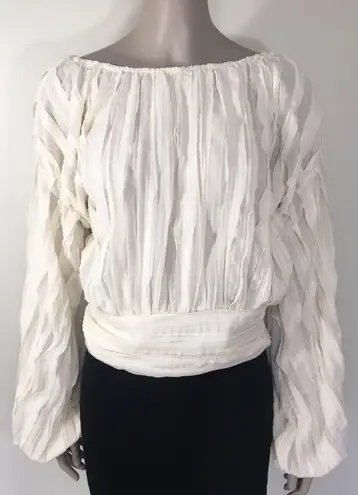 Line and Dot Ivory Janet Top NWT!