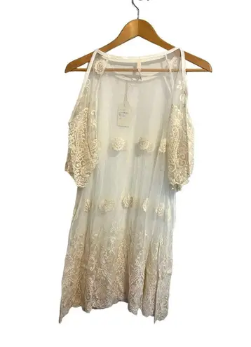 Raga NEW Womens Sheer Mini T-Shirt Dress Coverup Size Large