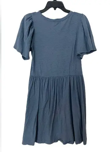 Nation Ltd Cadee Flutter Sleeve Dress Denim Blue