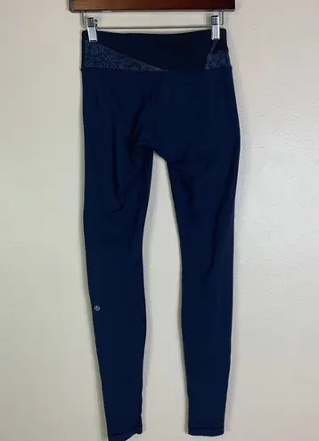 Lululemon  Wunder Under Womens Reversible Leggings Size 4 Ankle Length 31” Inseam