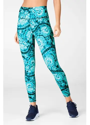 Fabletics  Define PowerHold Leggings Womens XXS Tide Pool Blue Athleisure Yoga thumbnail 1