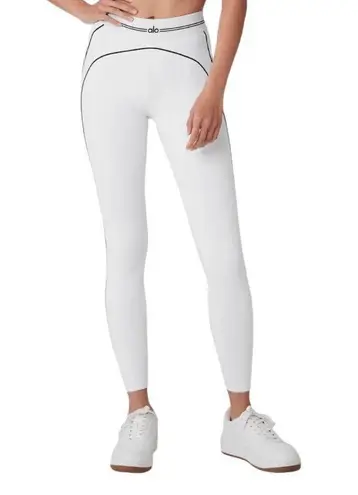 Alo Yoga Airbrush High-Waist Heart Throb Legging White/Black S