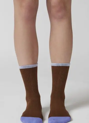 Baggu Ribbed Mix Crew Sock NWT - Tamarind Mix