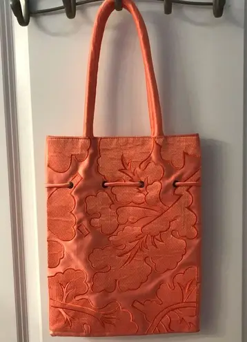 Silk shoulder bag Orange
