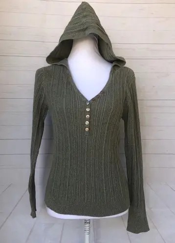 Natural Reflections Green hooded sweater Size Medium