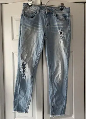 Ymi Anklet Ripped Skinny Jeans