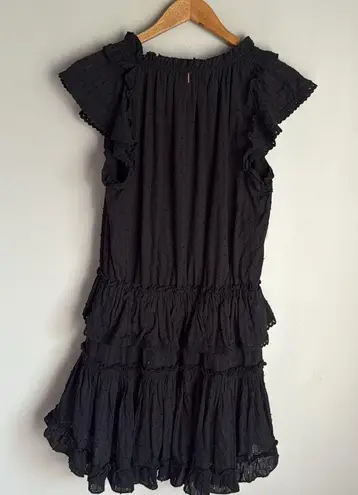 MISA Los Angeles Lilian Mini Dress Black Large