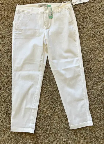 Liverpool NWT Women's White Cropped Pants Trousers in Size 8
