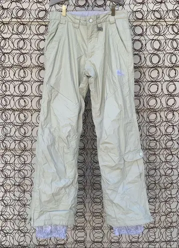 Women’s Sims snowboard ski snow pants cream MEDIUM
