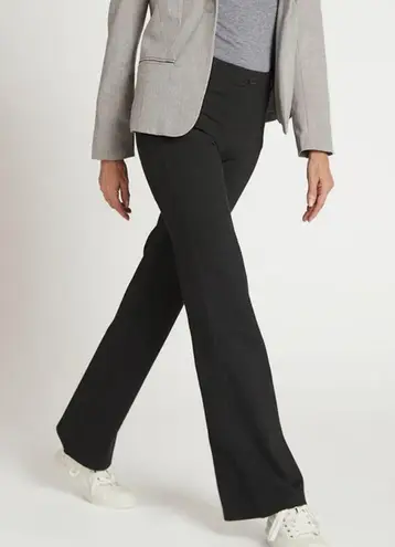 Betabrand Boot Cut Classic Dress Pant Yoga Pant Charcoal Grey Size Medium