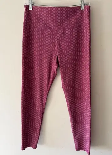Glyder NWOT Sultry 7/8 Leggings In Rouge/Peony Sunburst