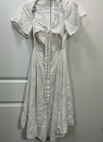 Finders Keepers White Sundays Dress Size Medium $175