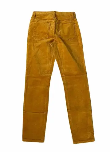 J.Crew NWT  9” High Rise Skinny Corduroy High Rise  Jeans Mustard Yellow