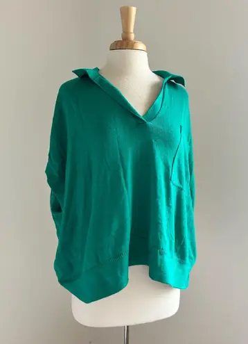 Banana Republic  green oversized top