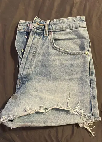 ZARA high rise denim shorts