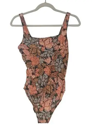 A pea in the pod NWT Square-Neck Maternity One Piece Swimsuit Floral Size Small