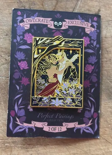 Owlcrate Exclusive Belladonna Enamel Pin 2 Of 12 Perfect Pairings Collection By Gold