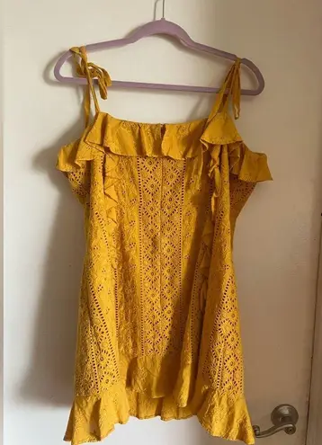 Majorelle COPY - Majorette Mara Mini Dress in Gold Horizon SZ XL