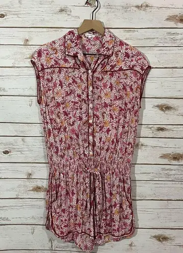 Poupette St. Barth Margo Romper - Pink Clary - Large