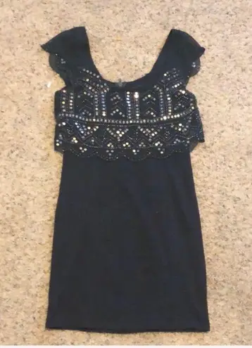 American Eagle Grey Sequined  Dress