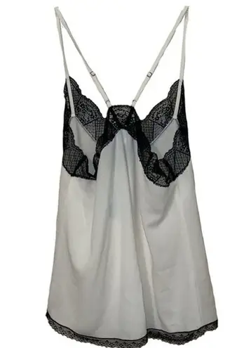 Lemon Tart Stitch Fix Black White Camisole Lace Blouse Womens Small NEW