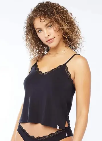 Savage x Fenty Women's Black Lace Cropped Sleep Cami Size 2X Loungewear Pjs