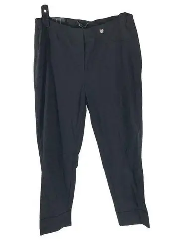 Robell Womens Pants Bella 09 Slim Fit Stretch Ankle Crop Black US Size 6