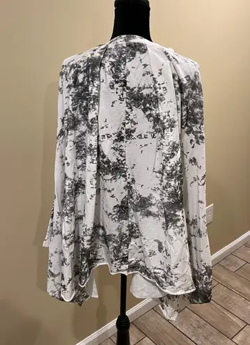 Poncho oversized top blouse long sleeve shirt t