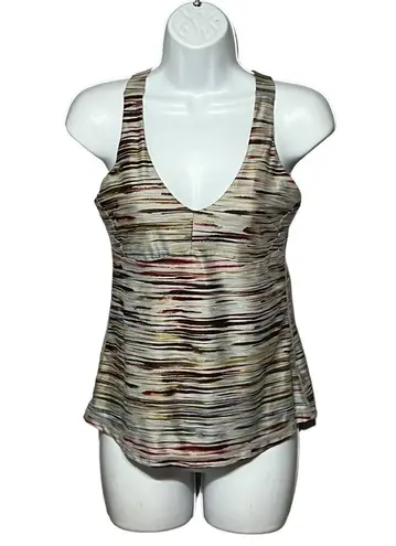 prAna Layna Bra Tank UPF 50+ Crisscross Stretch Activewear Performance Top Small