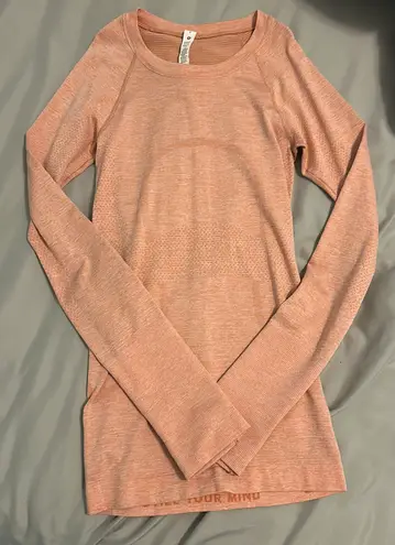 Lululemon Pink Swiftly Tech Long Sleeve