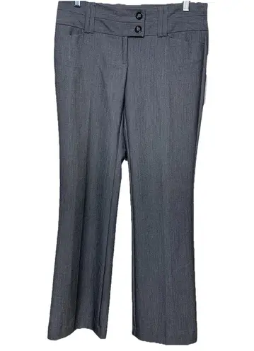 Tracy Evans Limited Women's Wide Leg Dress Pants Gray Button Stretch size 3