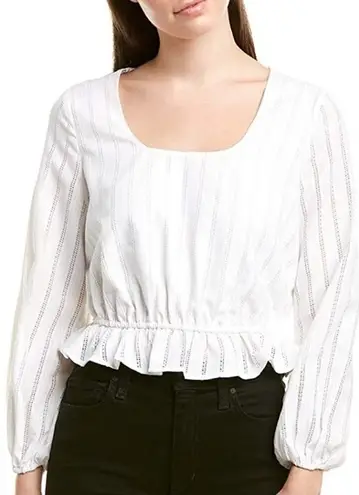 The Fifth Label The , xs ladies white top stripes fully lined in the front romantic