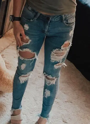 distressed jeans Size 24
