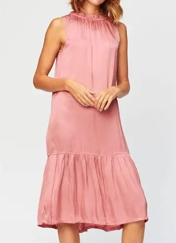 XCVI NWT - Shelly Satin Persephone Dress - Dusty Mauve - Large - Tank Dress